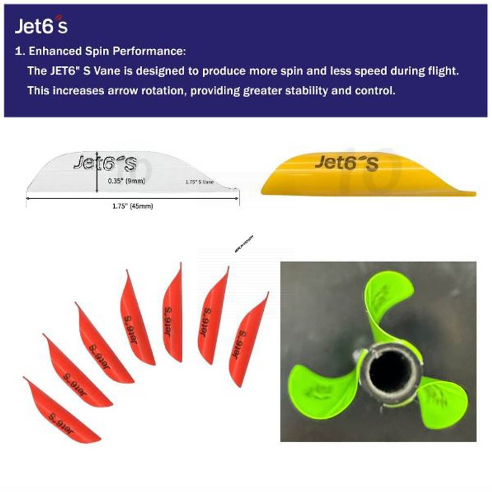 Korea Archery Jet6 S Vanes