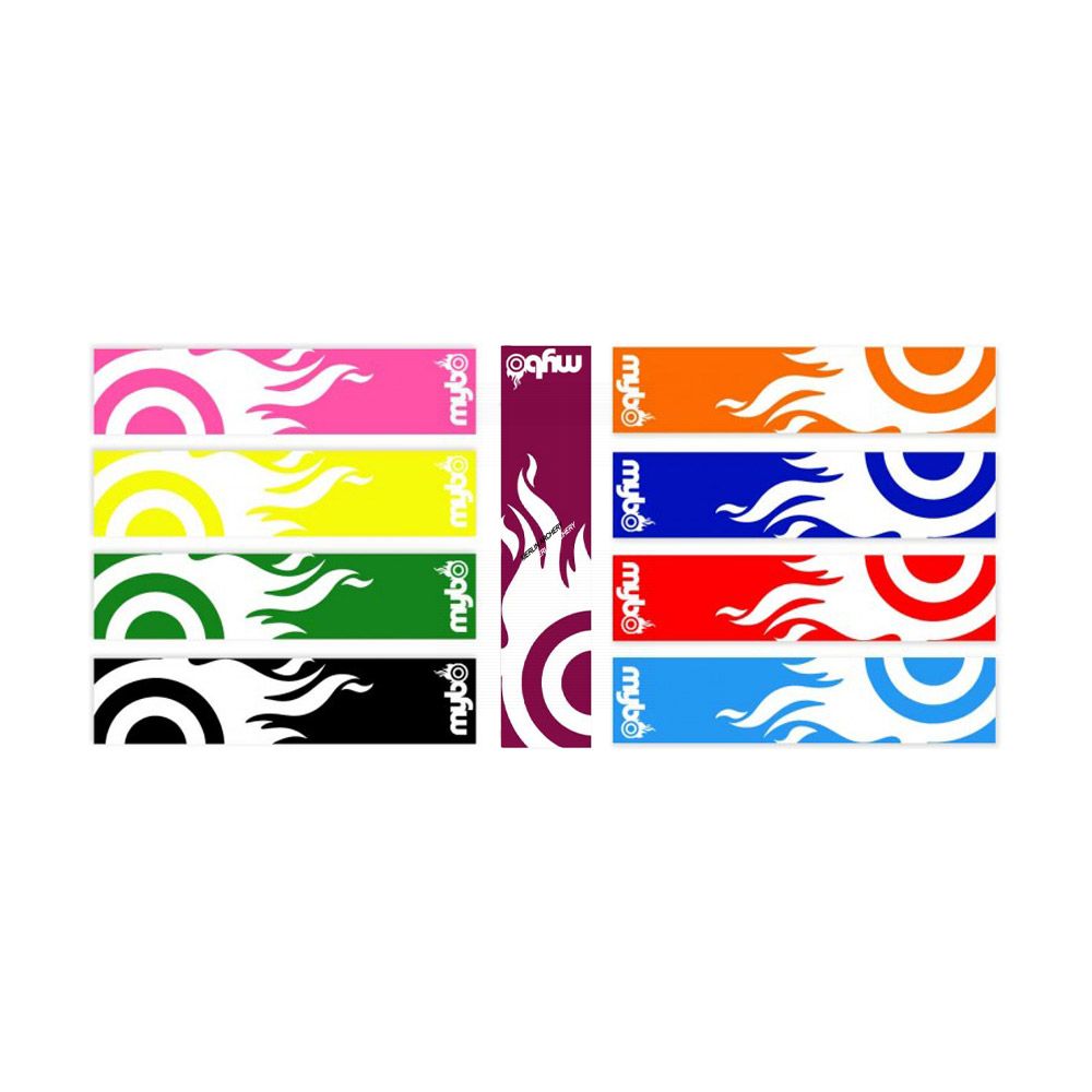 Mybo Logo Print Target Wraps - Block Colour - 100mm