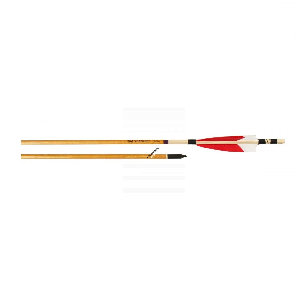 Big Tradition Legend Wooden Arrows - Inlay
