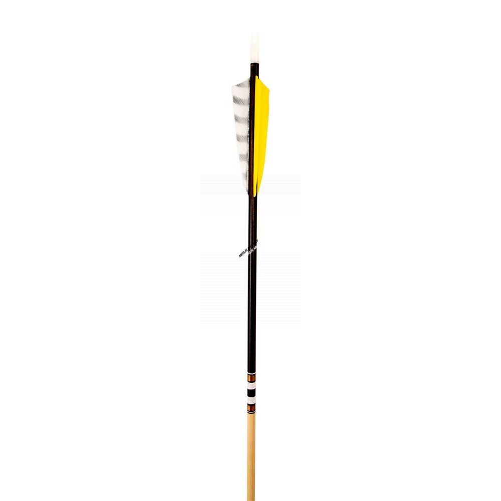 Bearpaw Premium Spruce Wooden Arrows - 11/32" - Ebony