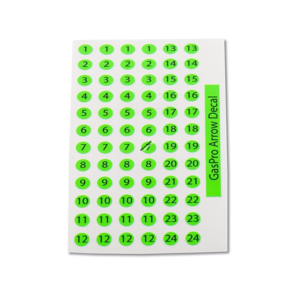  Gas Pro Arrow Numbers
