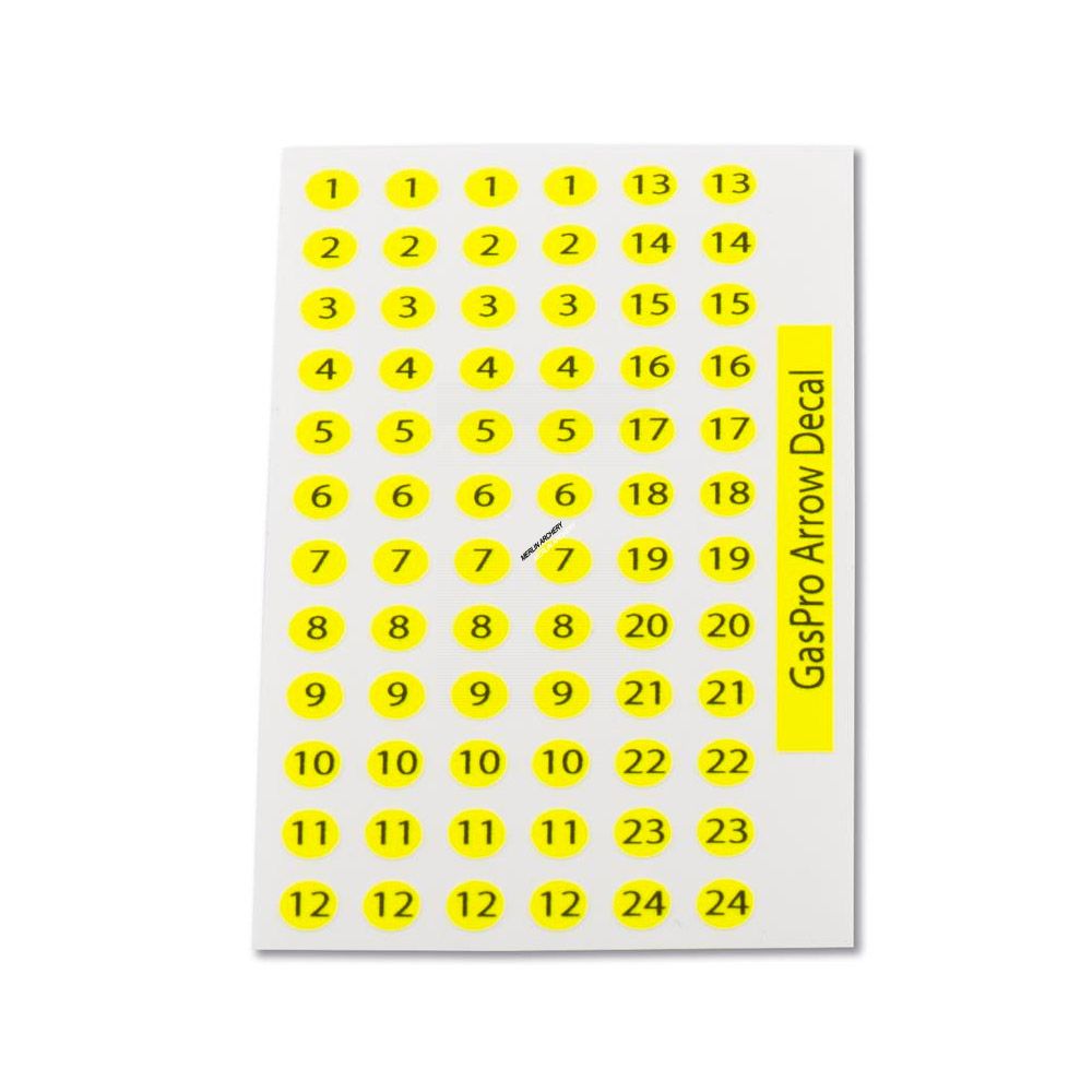  Gas Pro Arrow Numbers