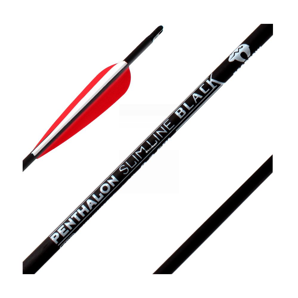  Bearpaw Slimline Black Arrows - Vanes