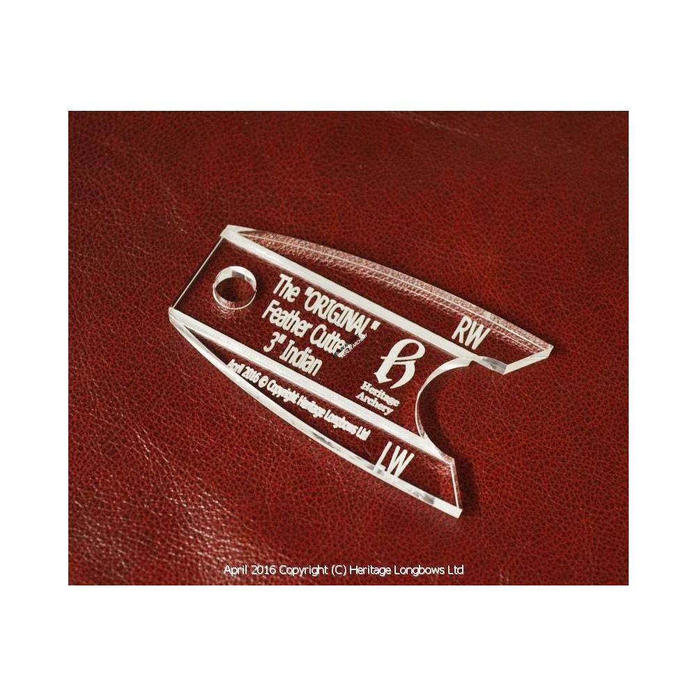  Heritage Feather Cutting Template - Indian