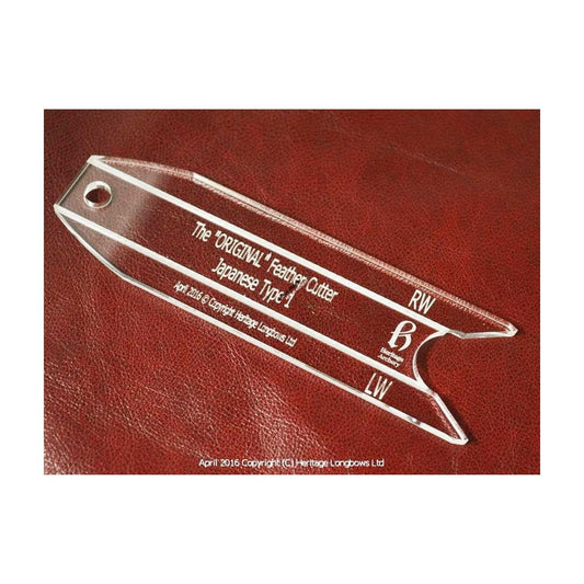  Heritage Feather Cutting Template - Japanese