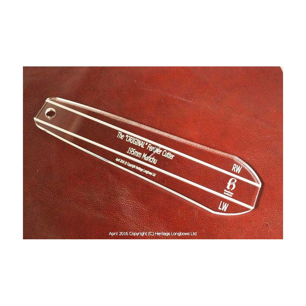  Heritage Feather Cutting Template - Manchu