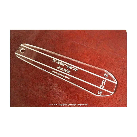  Heritage Feather Cutting Template - Manchu