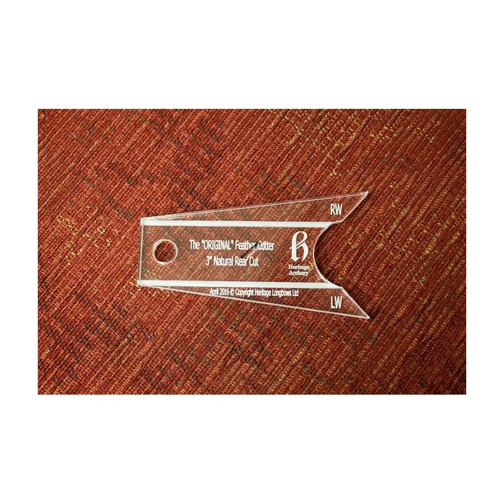  Heritage Feather Cutting Template - Natural