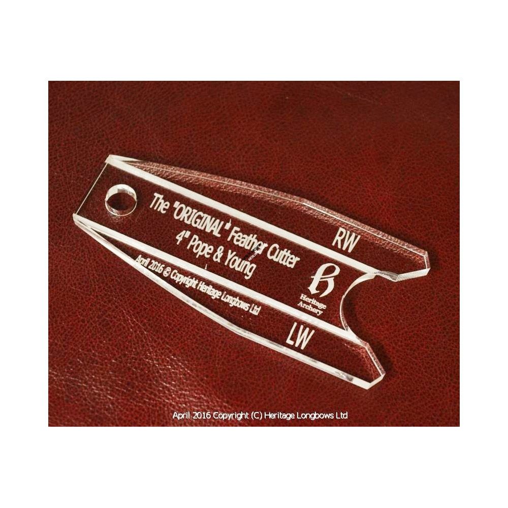  Heritage Feather Cutting Template - Pope And Young