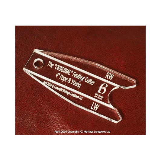  Heritage Feather Cutting Template - Pope And Young