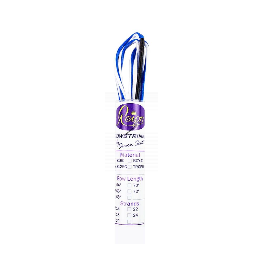  Reign Recurve String - Platinum - BCY 8125 - For 66" Bow