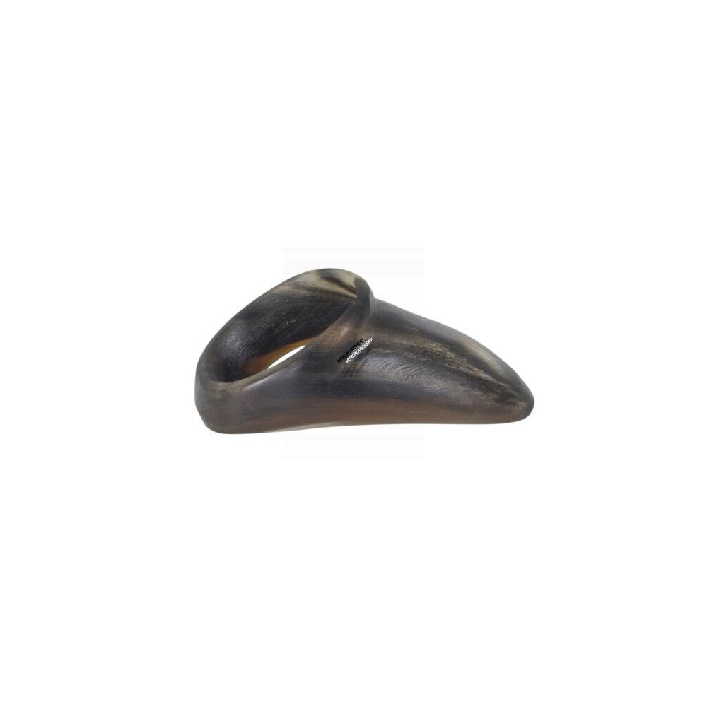  White Feather Thumb Ring