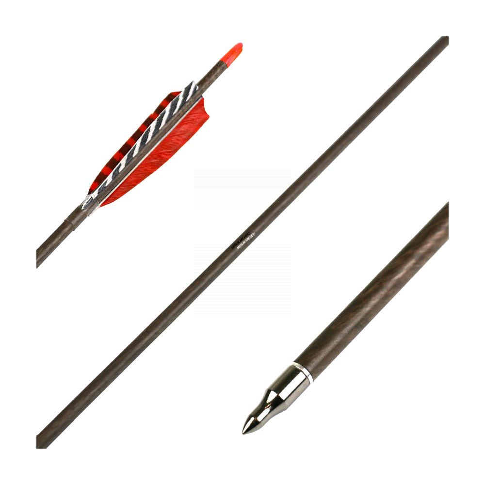  MAC Traditional Wooden Effect Carbon Arrow