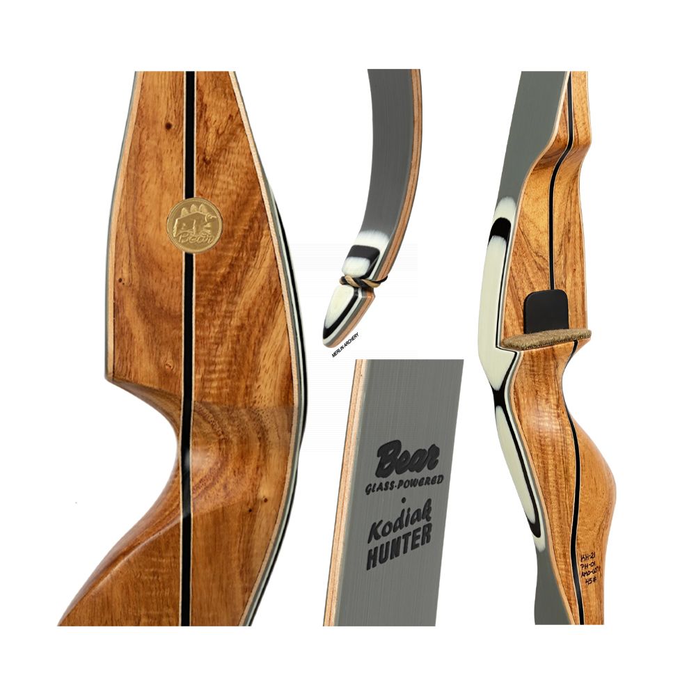  Bear Kodiak Hunter One Piece Recurve Bow 60"