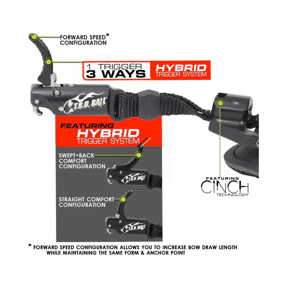  TRU Ball Short N Sweet'R Wrist Release - Hybrid