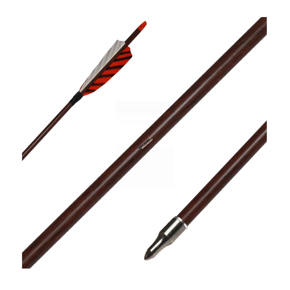  MAC Traditional Wooden Effect Carbon Arrow