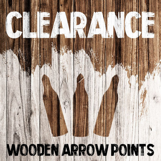  Clearance - Wooden Arrow Points